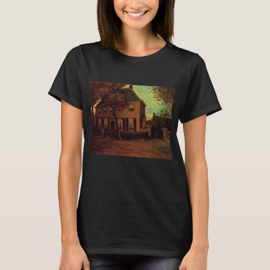 T-shirt Vicarage à Nuenen par Vincent van Gogh (Devant)
