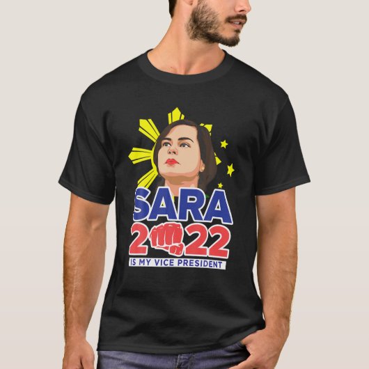 T-shirt Vice-Président Sara 2022 Duterte All VP Inday (Devant)
