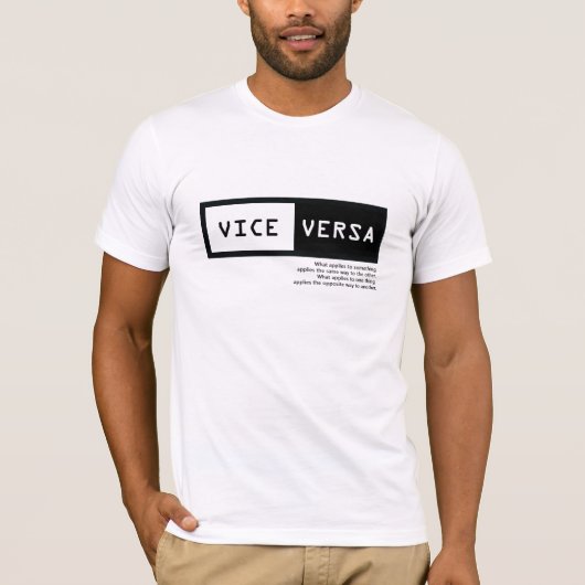 T-shirt Vice versa (Devant)