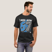 T-shirt Vichy Bleu J'avais 6 ans Maintenant J'ai 7 Ans Gar (Devant entier)
