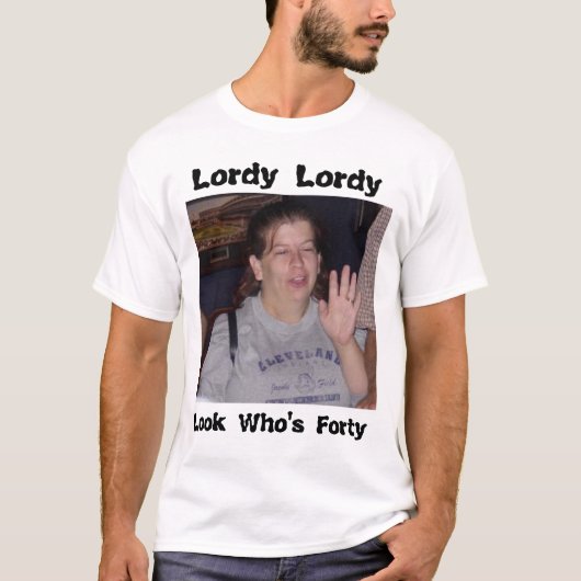 T-shirt Vicki quarantième (Devant)