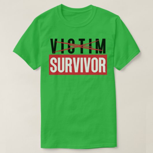 T-shirt Victime du survivant 10 (Design devant)