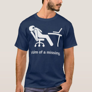 T-shirt Victime d'un Semicolon Manquant Drôle de Programma