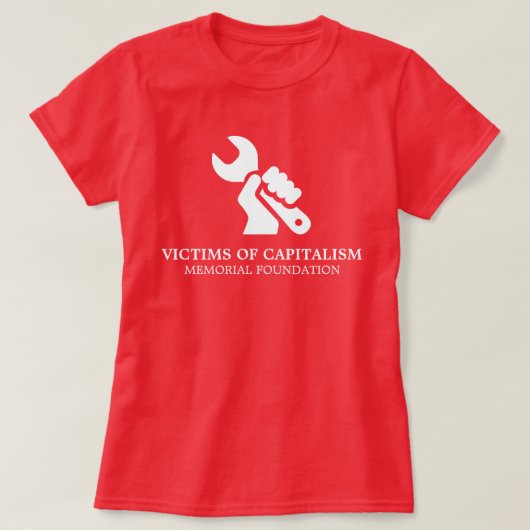 T-shirt Victimes de la satire du capitalisme (Design devant)