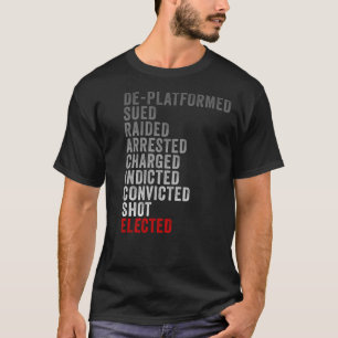 T-shirt Victoire de Donald Trump 2024 après des luttes