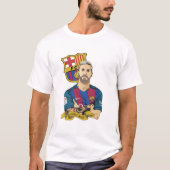 T-shirt victoire de messi lional (Devant)