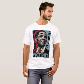 T-shirt Victoire d'Obama (Devant entier)