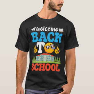 T-shirt Victoire Émotion Et Paix Bienvenue À L'école S