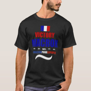 T-shirt Victoire Macron 2022france Macron Supporters Franc