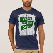 T-shirt Victoire sur les rues - Bd. de roche de La du DJ (Devant)