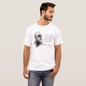 T-shirt Victor Hugo a absorbé dans la pensée (Devant entier)