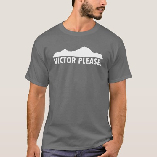 T-shirt Victor Idaho S'Il Vous Plaît (Devant)