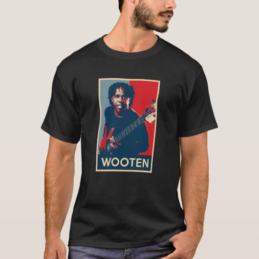 T-shirt Victor Wooten Hope Poster Greats of Jazz Music H (Devant)