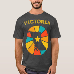 T-shirt Victoria Colombie-Britannique Canada Vintage Distr