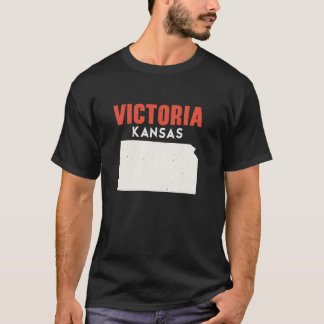 T-shirt Victoria Kansas USA State America Travel Kansas