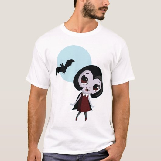 T-shirt Victoria le vampire (Devant)