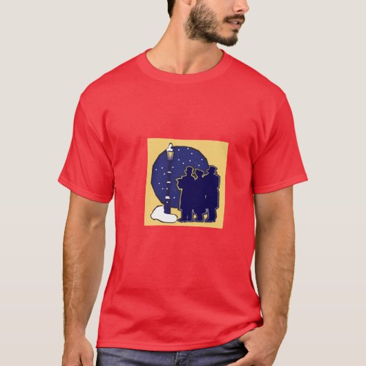 T-shirt victorien lyrique de Carolers (Devant)