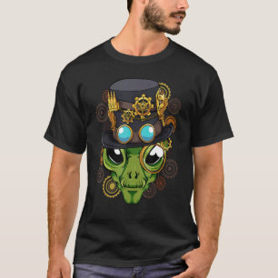 T-shirt Victorien Mécanique Médiéval Classe Alien Steampun