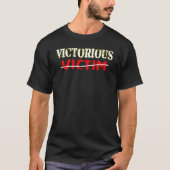 T-shirt Victorieux - Pas une victime chrétienne (Devant)