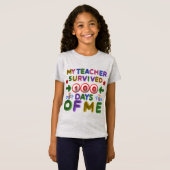 T-Shirt Victory Lap : I Crushed 100 Days of School - Kids’ (Devant entier)