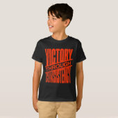 T-shirt Victory Through Consistency Motivational Insration (Devant entier)