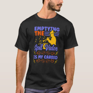 T-shirt Vidage De La Vanne De Trompette Est Mon Cardio Tru