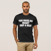 T-shirt Vide Noir Profond (Devant entier)