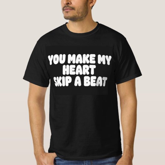 T-shirt Vide Noir Profond (Devant)