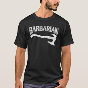 T-shirt Vidéo de classe de personnage de jeu de rôle barba