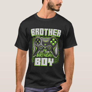 T-shirt Vidéo du frère de la famille de jumelage de garçon