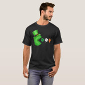 T-shirt Vidéo Game Clovers Jour de la Saint Patrick Gamer (Devant entier)