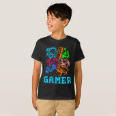 T-shirt Video Game Console Controllers Clic Gamer Lover Co (Devant entier)