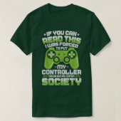 T-shirt Video Game Controller Gamer Tees Men Kids Boys Fun (Design devant)