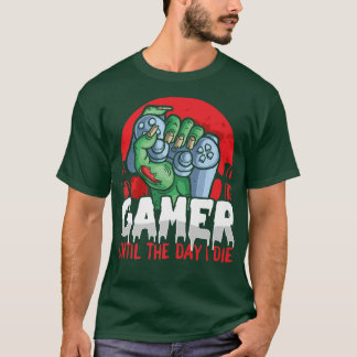 T-shirt Video Game Halloween Gamer Till the Day