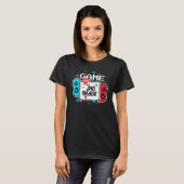 T-shirt Video Game On 2nd Grade Cool Kids Team Second Back (Devant entier)