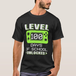 T-shirt Video Gamer Étudiant 100e jour Enseignant 100 jour