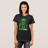 T-shirt Video Gamer Leprechaun Gamers St Patrick's Day Gam (Devant entier)
