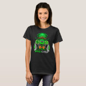 T-shirt Video Gamer Leprechaun Gamers St Patrick's Day Gam (Devant entier)
