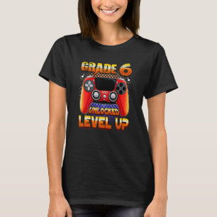 T-shirt Vidéo Gamer Retour à l'école - 6e année Levier dév