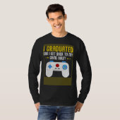T-shirt Video Games Graduation Gamer (Devant entier)