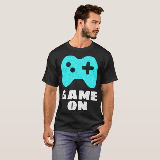 T-shirt Vidéo Jeu sur cadeau pour garçons et hommes (Devant entier)