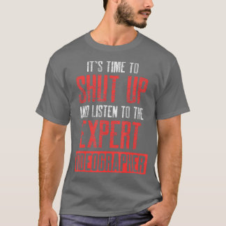T-shirt Vidéographe Écouter Vidéographie Cinéaste Cadeau