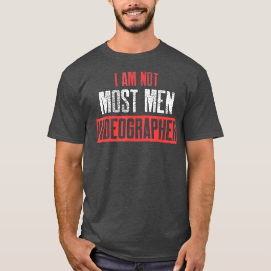 T-shirt Vidéographe La plupart des hommes Vidéographie cin (Devant)