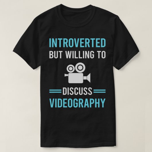 T-shirt Vidéographe présenté (Design devant)