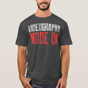 T-shirt Vidéographe Sur Vidéographie Cinéaste Cadeau _nxpl