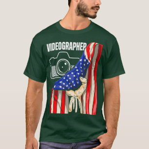 T-shirt Vidéographe USA Vidéographie cinéaste Cadeau