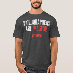 T-shirt Vidéographe Vidéo Magique Vidéographie Cinéaste Ca