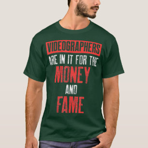 T-shirt Vidéographe Vidéo Vidéo cinéaste Cadeau