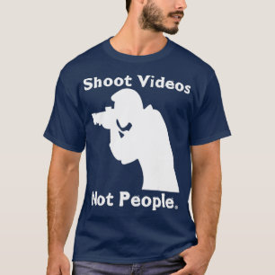 T-shirt Vidéos De Tir Pas Gens Anti Guns Action Pour Armes