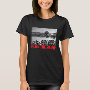 T-shirt Vider Le Marais Vaches Du Capitole Impression Vint